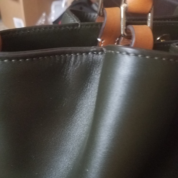 Dooney and Bourke Florentine Forest green City Large Barlow - Picture 6 of 8